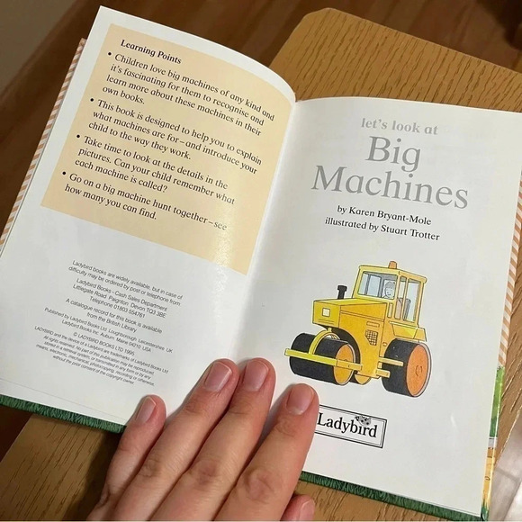 Let’s Look At Big Machines By Ladybird Book Vintage 1995 UK - Picture 3 of 6